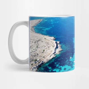 Aerial View of Blue Ocean Mug